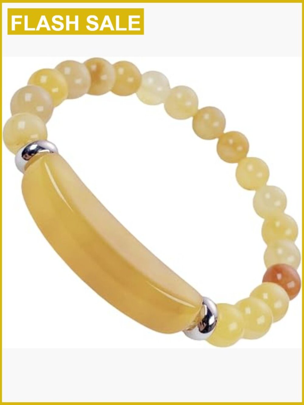 8mm Healing Crystal Stretch Bracelet - Good Luck Chakra Energy Handmade Bangle